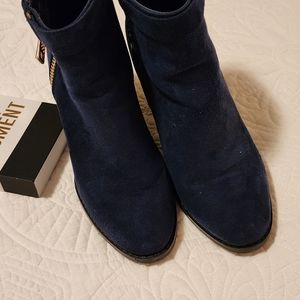 *Feeling blue? Blue Suede booties